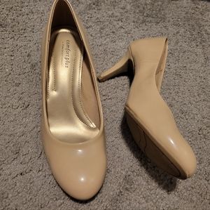 COMFORT PLUS NUDE PUMPS
